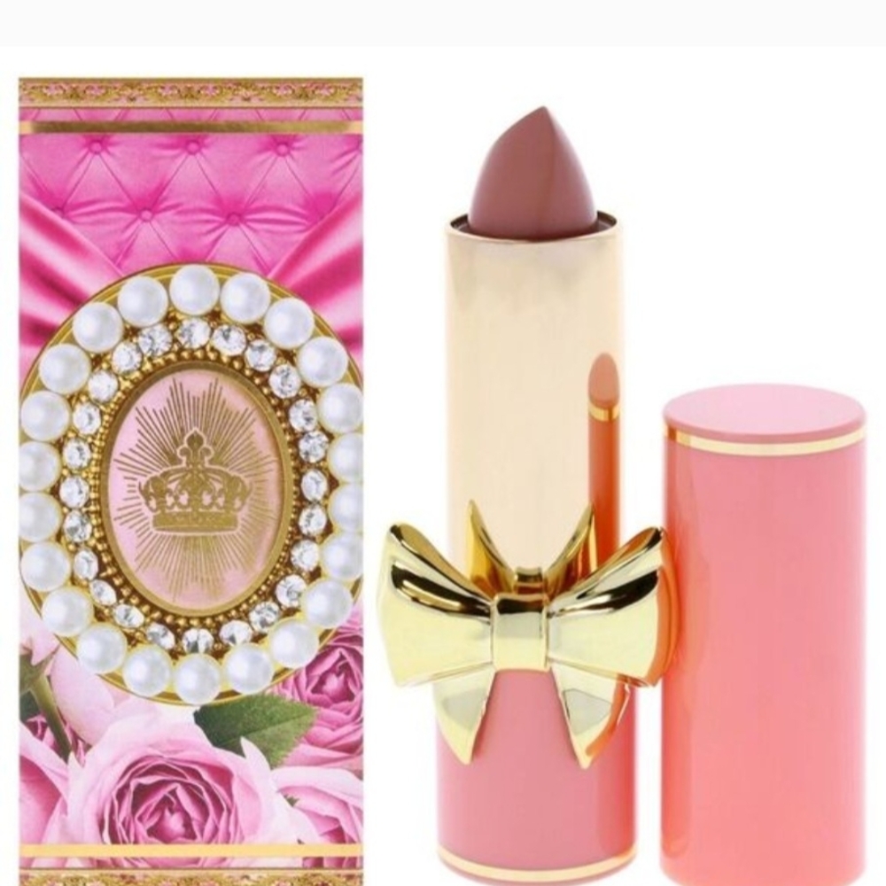 Pat McGrath Pink and Gold Bow Lipstick